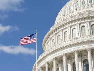 Pic of capitol building with American flag